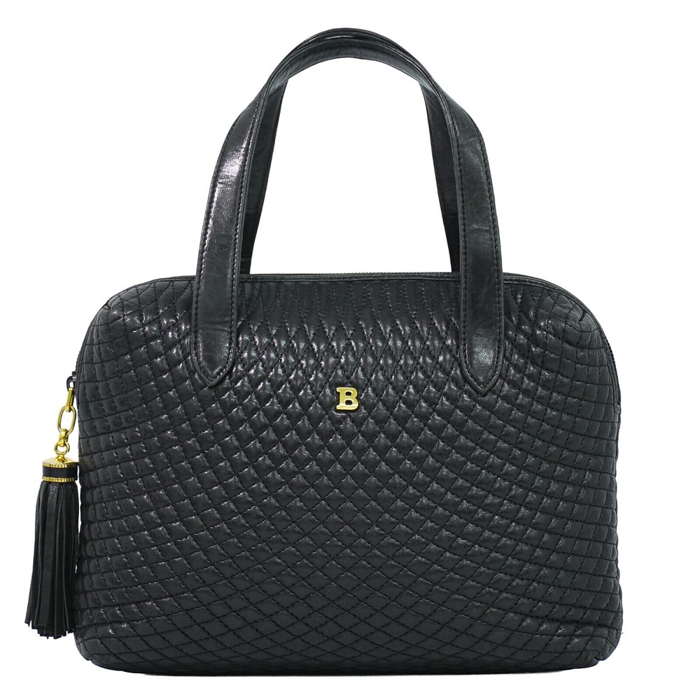 Bally Vintage Quilted Leather
